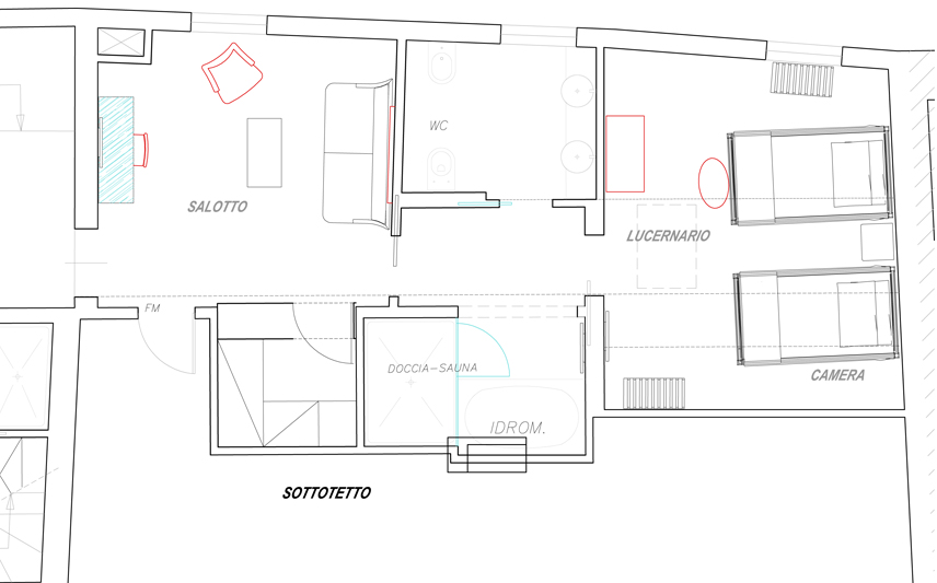 Planimetria Bargello Suite